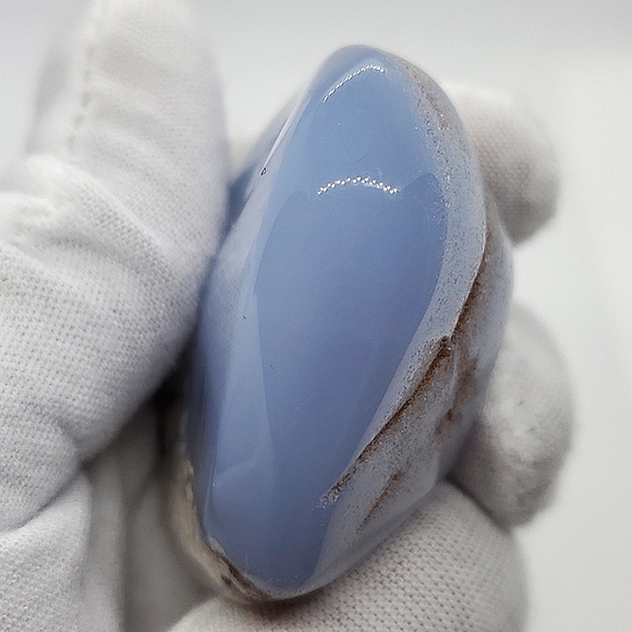 Blue Chalcedony Polished Freeform Gemstone - Picture 8 of 15